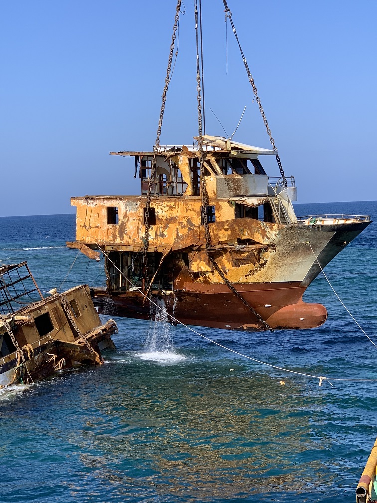 Global's wreck removal of MY SAN JOSE in the Galapagos earlier in 2019