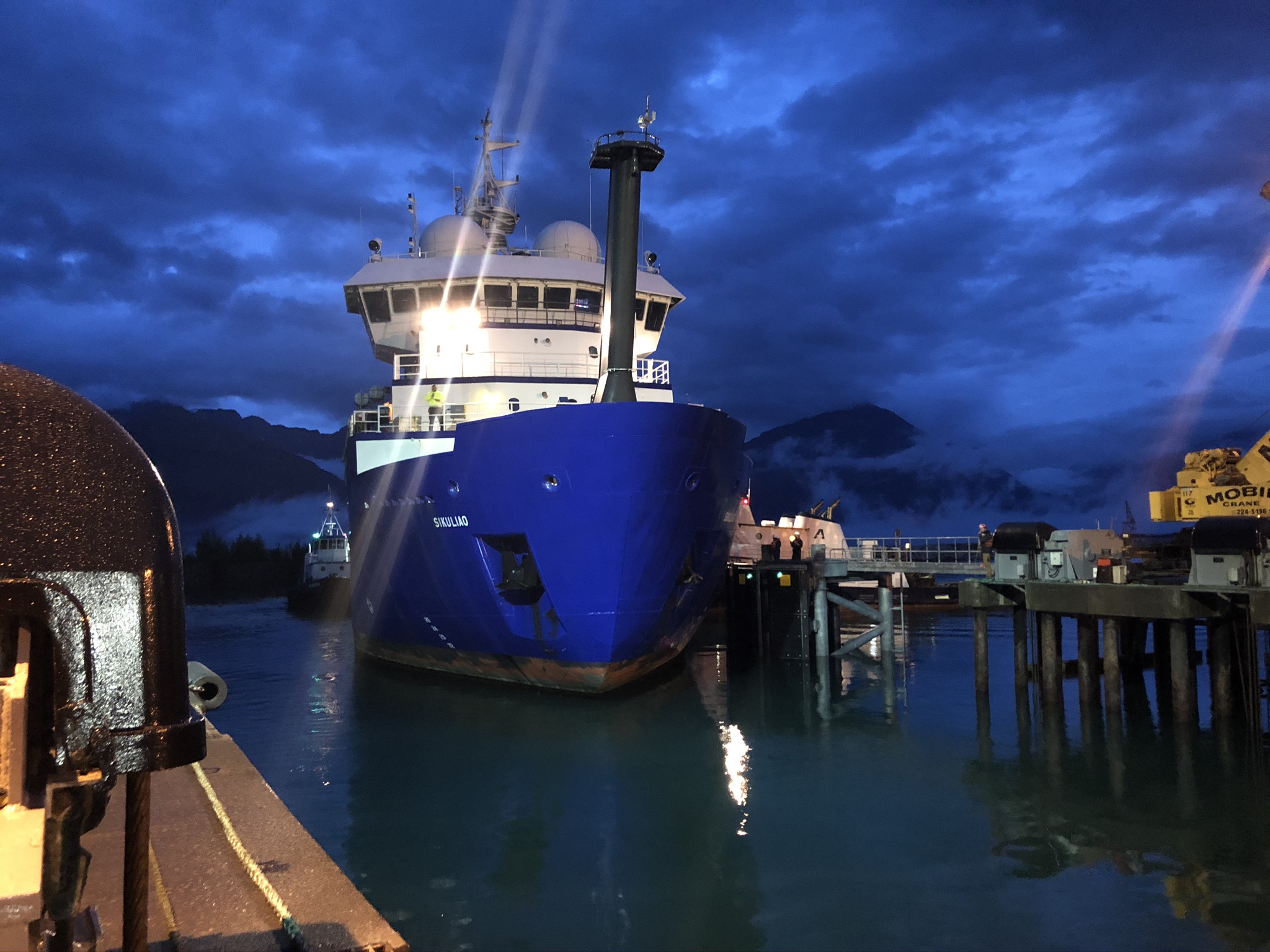rv sikuliaq dry docking